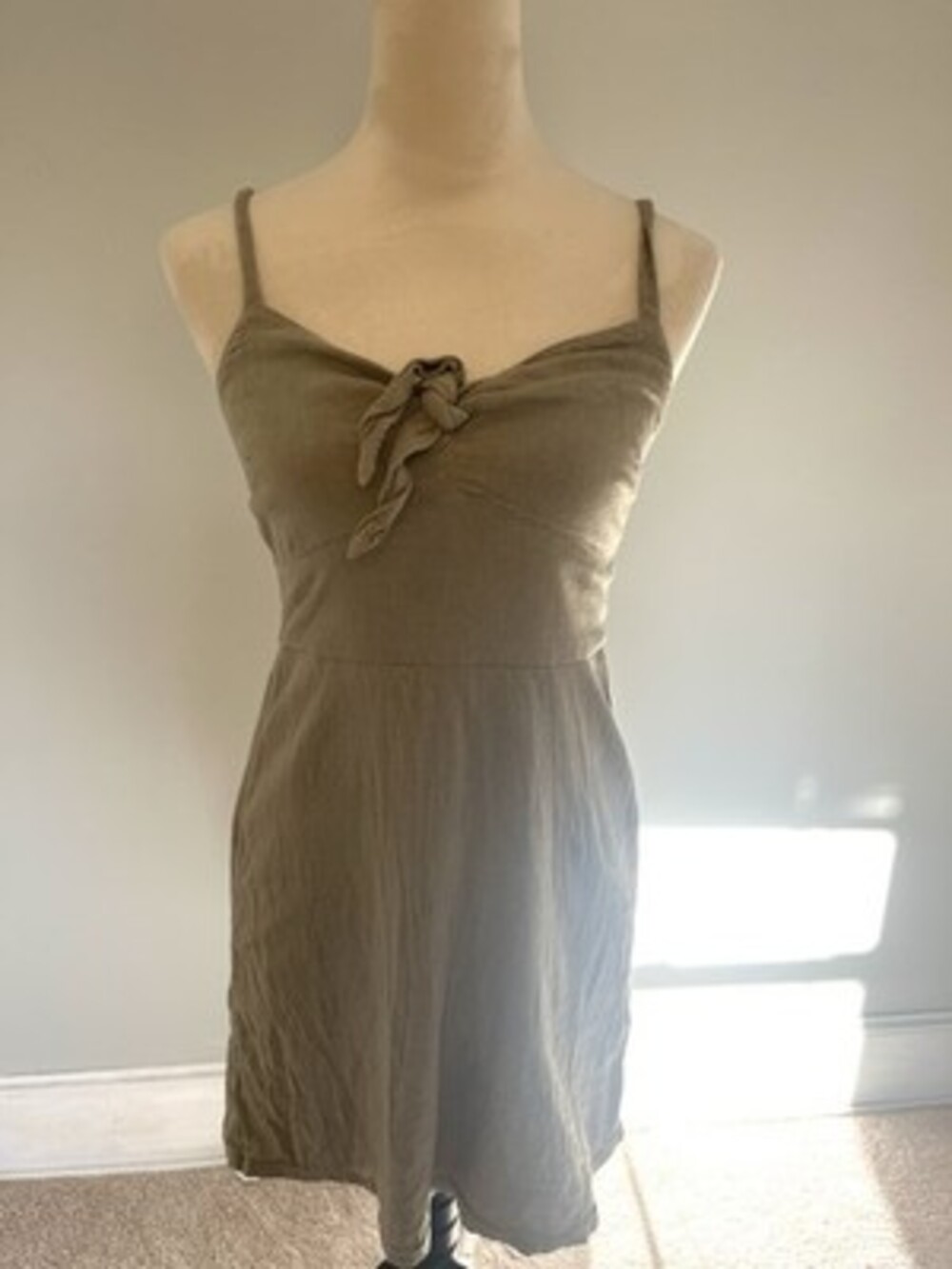 Y2K Hollister Green Dress Size Xs/s . Boho Beach Summer
